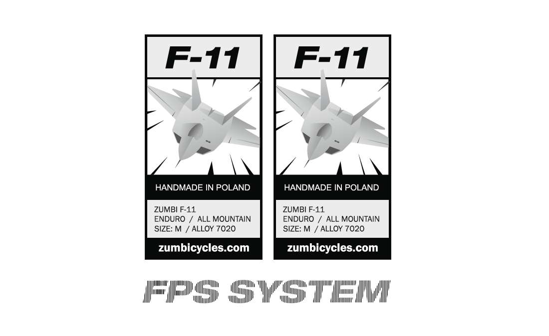REPLACMENT DECAL SET FOR F11